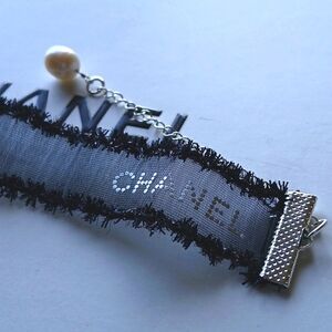 CHANEL Vintage Ribbon Bracelet